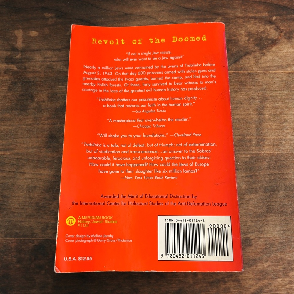 Book Treblinka by Jean-Francois Steiner Judaism History WWII - Picture 2 of 4